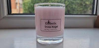 Natural scented candles with Snow and fruity candle scents