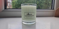 Hand-poured Cedarwood & Jasmine aromatherapy candle with floral and woody notes