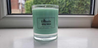 Hand-poured Wild Mint aromatherapy candle in jar for fresh scent