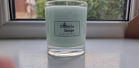 Natural Scented Candle with Cedar and Labdanum Base Notes