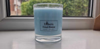 Ocean scented aromatherapy candle for relaxation and calm