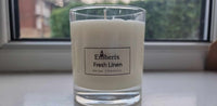 Hand-Poured Fresh Linen Scented Candle with Natural Ingredients