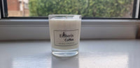 9cl coffee scented candle with cotton wick for a clean burn